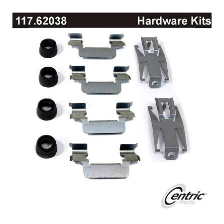 Centric Disc Brake Hardware Kit, Parts 117.62038
